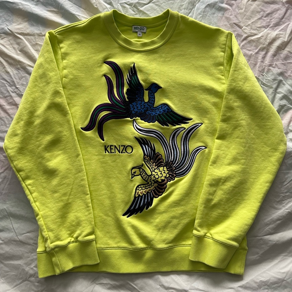 KENZO YELLOW PHOENIX SWEATSHIRT